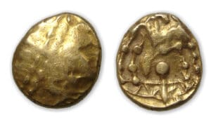 AMBIENS - Statère d'or Bi-Face