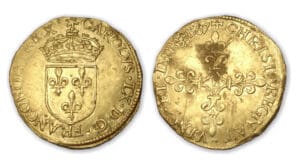 Charles IX - Ecu d'or 1e type 1567 (Rouen)