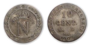 10 ctes Napoléon I 1808 B (Rouen)