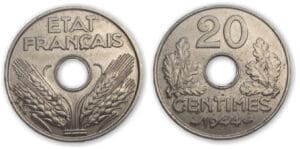 20 ctes Fer 1944