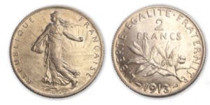 2 frs Semeuse 1913