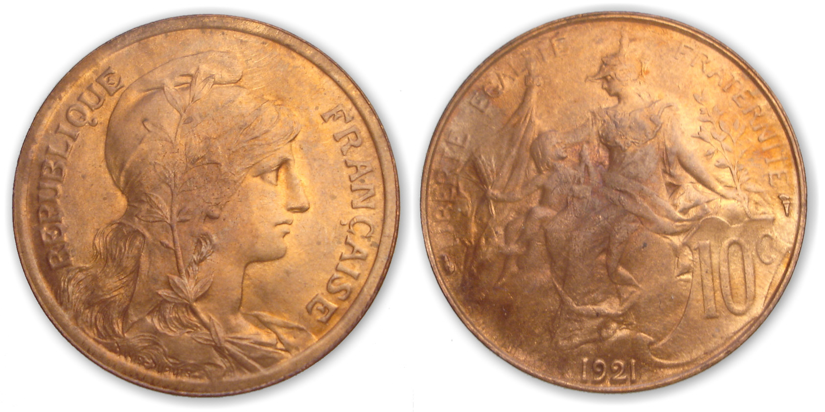 10 ctes Dupuis 1921 10 ctes Dupuis 1921