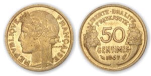 50 ctes fr Morlon Bronze 1947