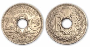 25 ctes Lindauer Cmes souligné 1917