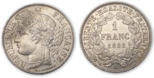 1 fr Cérès 1888 A (Paris)