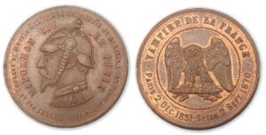Médaille satirique de Napoléon III