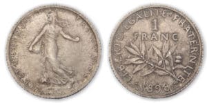 1 fr Semeuse 1898
