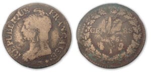 5 ctes Dupré surfrappée AN 5 I / AN 4 I (Limoges)