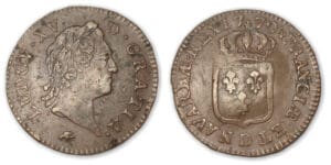 Louis XV - Sol à la vieille tête 1770 D (Lyon)