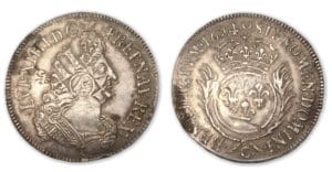 Louis XIV - Demi-écu aux palmes 1694 C (Caen)