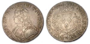 Louis XV - Ecu branche d'olivier 1726 A (Paris)