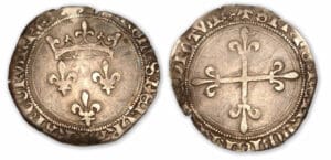 Charles VII - Gros de roi (Lyon)