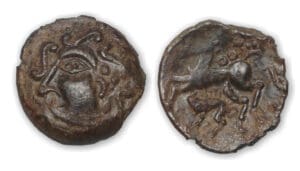 AULERQUES ÉBUROVICES - Bronze au cheval et au sanglier 60-50 (av. J.-C.)