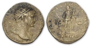 Trajan - Dupondius (112-117, Rome) L'Abondance