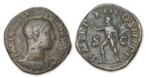 Alexandre Sévère - Sesterce (233, Rome) Le Soleil