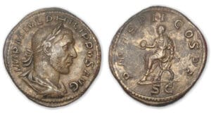 Philippe  1er - Sesterce (245, Rome)