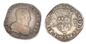 Henri II - Teston du dauphiné 1561 (Grenoble)