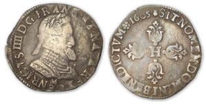 Henri IV - Demi-franc 1605 M (Toulouse)