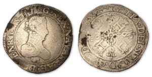 Navarre - Henri III de Navarre, II de Béarn Franc 1582 (Saint-Palais)