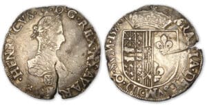 Navarre - Henri III de Navarre, II de Béarn Franc 15802 (Saint-Palais)