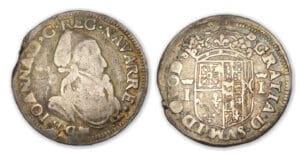 Navarre - Jeanne D'Albret Teston 1571 (Pau)