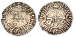 François 1er - Blanc à la couronne du Dauphiné (Crémieu)