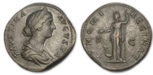 Faustine Jeune - Sesterce (161-175, Rome) Junon