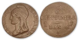 5 ctes Dupré petit module An 4 A (Paris)