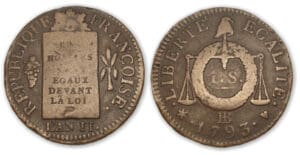 Sol aux Balances An II 1793 BB (Strasbourg)