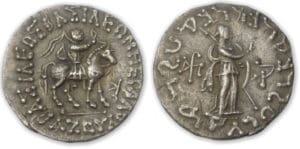 Royaume de SCYTHIE - AZES 1er Tétradrachme