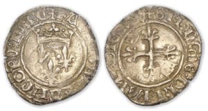 Charles VI - Gros florette (Chinon)