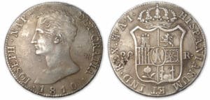 Espagne - Jose Napoléon - 20 reales 1810 (Madrid)
