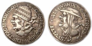 Allemagne - Naumburg Médaille satirique du Pape 1543
