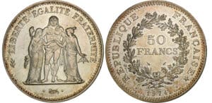 50 francs Hercule 1974 - Avers de la 20 francs