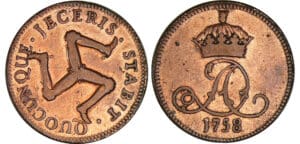 Ile de Man - Penny 1758