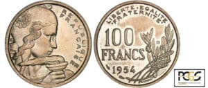 100 francs Cochet - 1954 B (Beaumont-le-Roger)