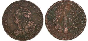 3 deniers type FRANCOIS - 1792 D (Lyon)