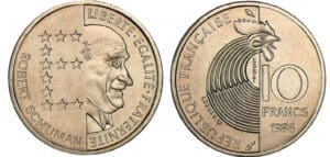 10 francs Schuman 1986 - Essai