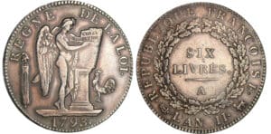 Ecu de 6 livres FRANCOISE - 1793 A (Paris)