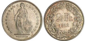 Suisse - 2 francs 1912