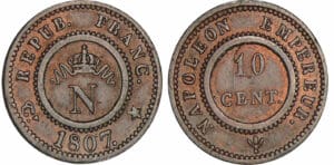 Napoléon 1er - 10 centimes 1807