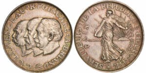 Module de la 20 francs Poincaré 1929