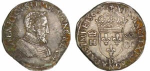 Henri II - Teston à la tête nue - 1er type 1560 D (Lyon)