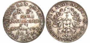 5 sols de Lefèvre Lesage et Cie 1792