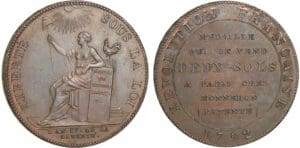 Monneron de 2 sols 1792
