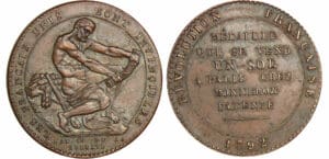 Monneron de 1 sol 1792