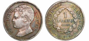1 franc Napoléon II 1816 - Essai