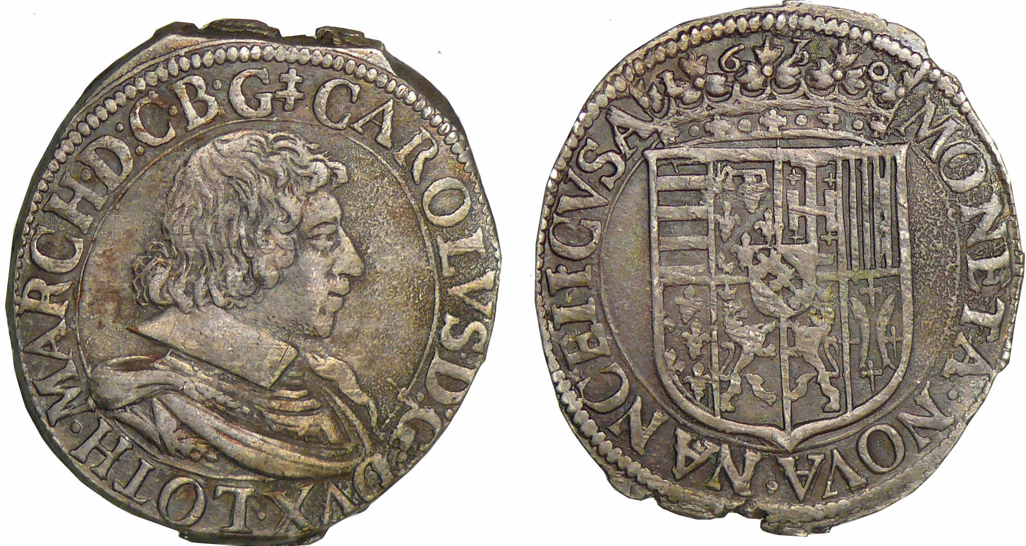 Duché de Lorraine - Charles IV - Teston 1630 (Nancy) Duché de Lorraine - Charles IV - Teston 1630 (Nancy)