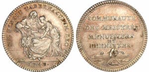 Jeton - Maîtres menuisiers et ébénistes 1748