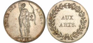 Jeton - Aux arts 1792